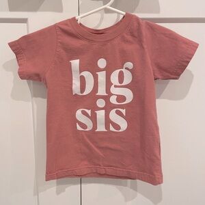 Big Sis 2T t-shirt by sweet wink, EUC